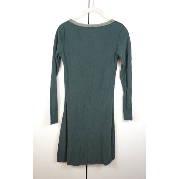 Urban Outfitters "Maxeene" Long Sleeve Lace-Up Mini Dress with Crochet Trim - Picture 8 of 8